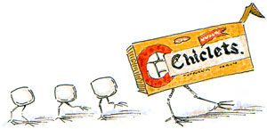 How Sweet It Is (And Was) illustration of chicklets
